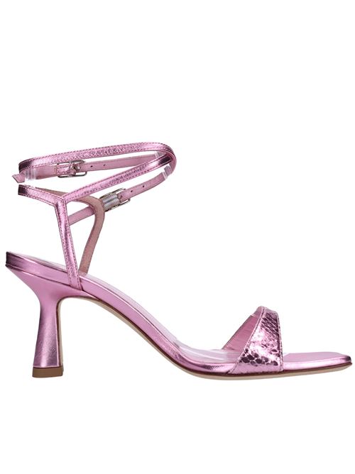 Sandali in pelle LELLA BALDI | LT528A ST. WHIPSLAME ROSA